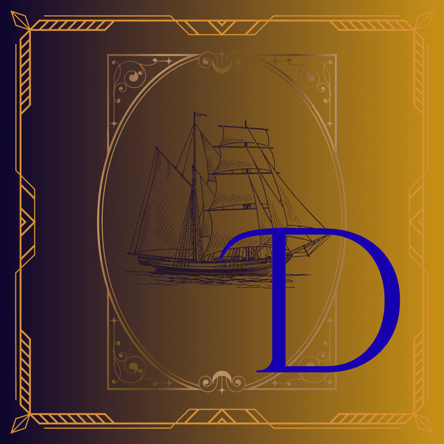 Letter D illustration