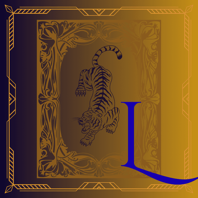 Letter L illustration