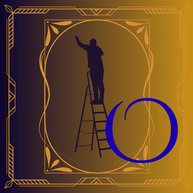 Letter O illustration