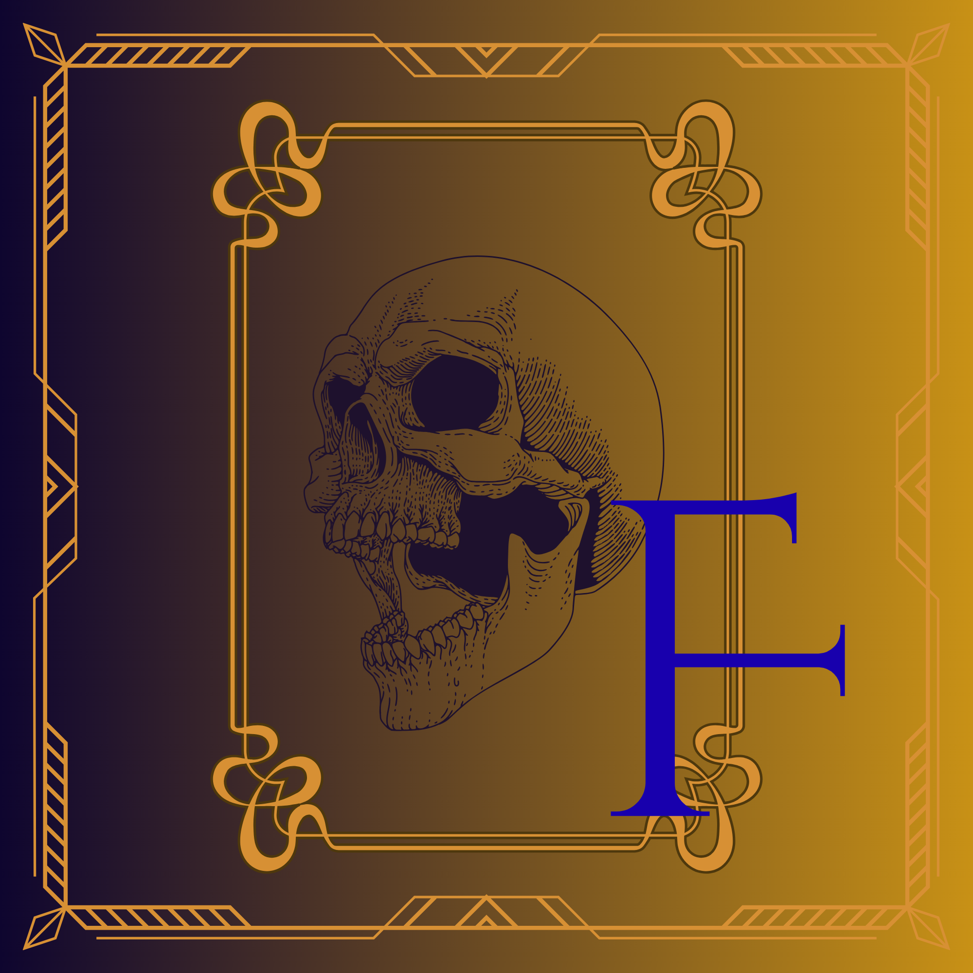 Letter F illustration